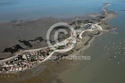 Vue aérienne de la pointe de la fumée à Fouras Vue aérienne de la pointe de la fumée à Fouras